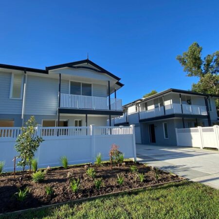 Mary PVC fence gallery front boundary fencing for a new-build home by Queensland Fencing Specialists